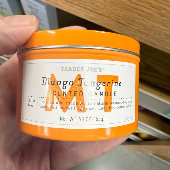 Trader Joe’s Mango Tangerine Scented Candle - Orange - Picture 1 of 3